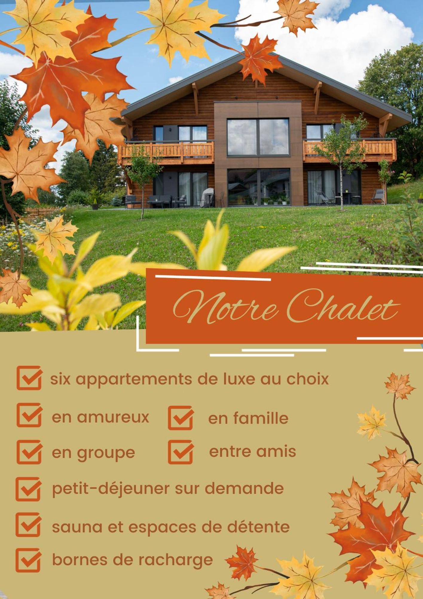 Notre Chalet - Boutique Hotel - En Couple - En Famille - En Groupe Les Fourgs Eksteriør billede