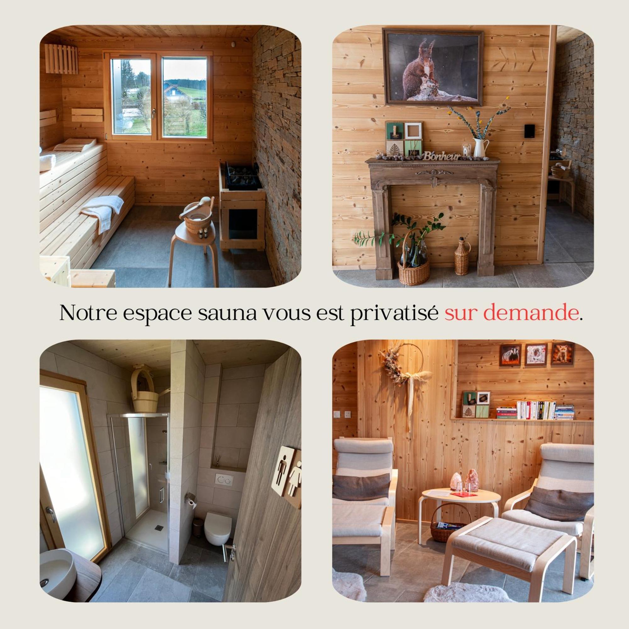 Notre Chalet - Boutique Hotel - En Couple - En Famille - En Groupe Les Fourgs Eksteriør billede